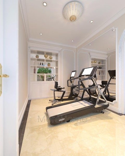 Thiết kế nội thất phòng tập thể dục biệt thự EuroLand